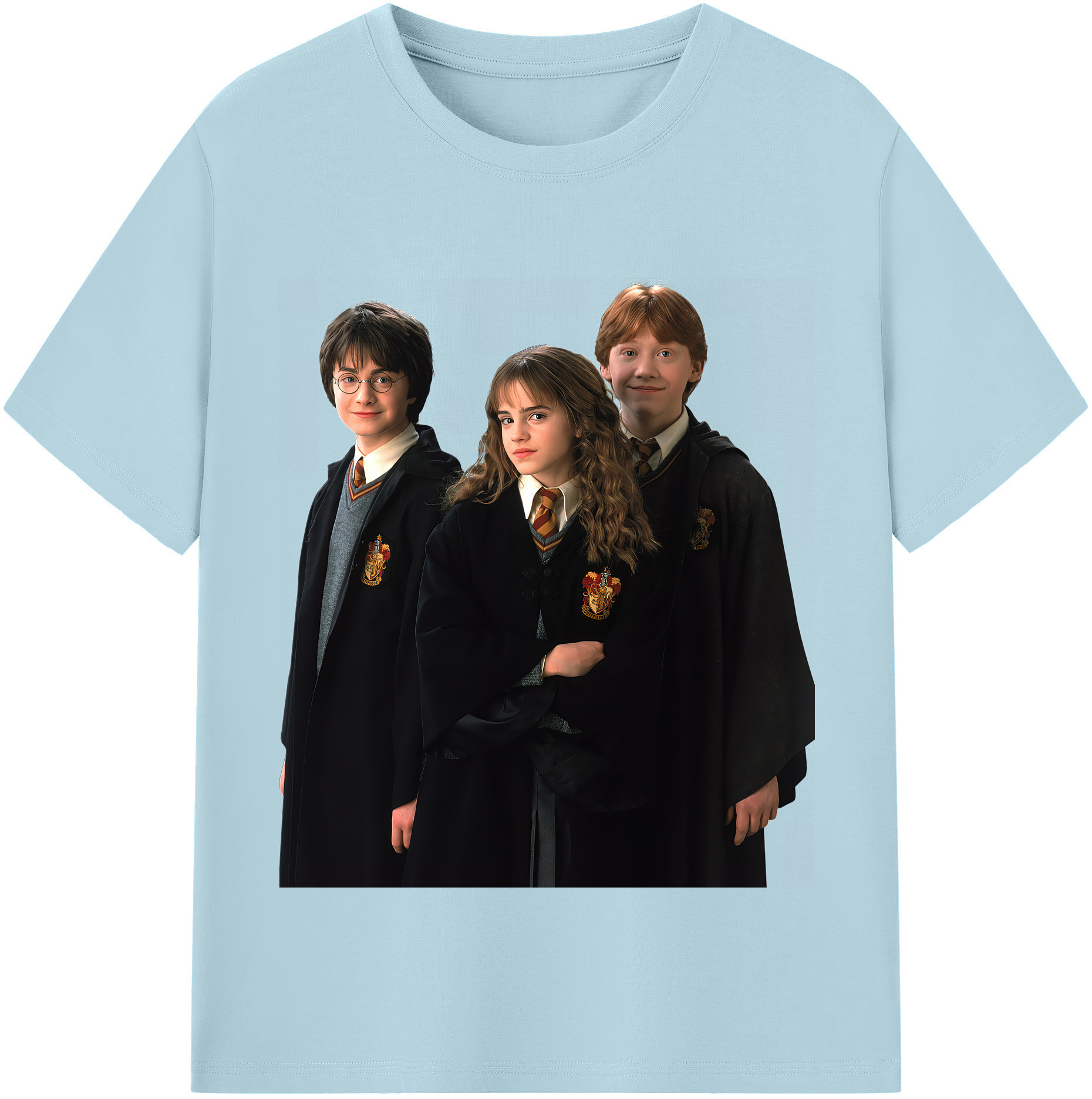 （画像用） Harry Potter ハリー・ポッターシリーズ 綿100％半袖Tシャツ（フロントプリント）